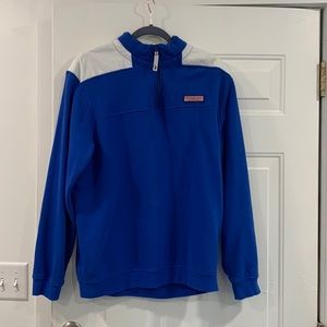 Blue and white Vineyard Vines pullover